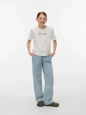 Vmvaleria jeans met middelhoge taille en wijde pijpen