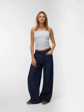 Vmvaleria jeans met middelhoge taille en wijde pijpen