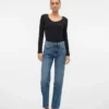 Vmvalerie jeans met middelhoge taille en relaxte pasvorm
