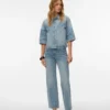 Vmvanessa-jeans met lage taille en wijde pijpen