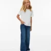 Vmvanessa-jeans met lage taille en wijde pijpen