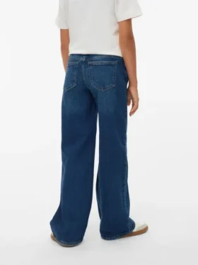Vmvanessa-jeans met lage taille en wijde pijpen