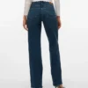 Vmvanessa-jeans met lage taille en wijde pijpen
