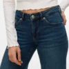 Vmvanessa-jeans met lage taille en wijde pijpen