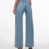 Vmvega-jeans met hoge taille en wijde pijpen