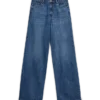 Vmvega-jeans met hoge taille en wijde pijpen