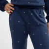 Vmvelvet broek met hoge taille