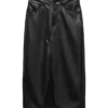 Vmveri midi-rok met hoge taille
