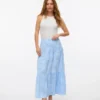 Vmvichy lange rok met hoge taille