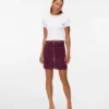 Vmvienna Midi-rok van corduroy met hoge taille