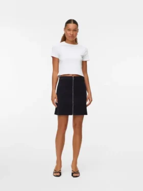 Vmvienna Midi-rok van corduroy met hoge taille