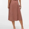 Vmvienna Midi-rok van corduroy met hoge taille