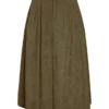 Vmvienna Midi-rok van corduroy met hoge taille