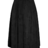 Vmvienna Midi-rok van corduroy met hoge taille