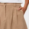 Vmvienna Midi-rok van corduroy met hoge taille