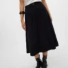 Vmvienna Midi-rok van corduroy met hoge taille