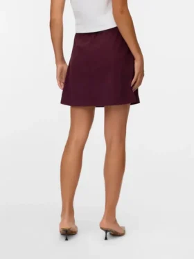 Vmvilja corduroy kort rokje met hoge taille