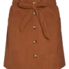 Vmvilja corduroy kort rokje met hoge taille