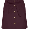 Vmvilja corduroy kort rokje met hoge taille