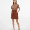 Vmvilja corduroy kort rokje met hoge taille