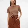 Vmvilja corduroy kort rokje met hoge taille
