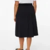 Vmvilja corduroy midi-rok met hoge taille