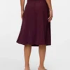 Vmvilja corduroy midi-rok met hoge taille