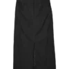 Vmvilja corduroy midi-rok met hoge taille