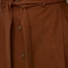 Vmvilja corduroy midi-rok met hoge taille