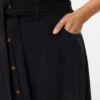 Vmvilja corduroy midi-rok met hoge taille