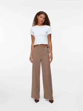 Vmvilja corduroybroek met hoge taille