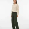 Vmvilja corduroybroek met hoge taille