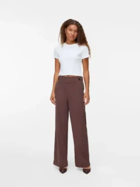 Vmvilja corduroybroek met hoge taille