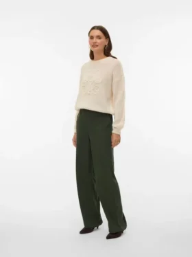 Vmvilja corduroybroek met hoge taille