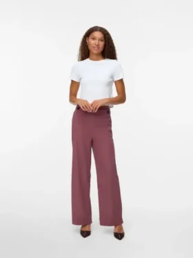 Vmvilja corduroybroek met hoge taille