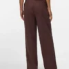 Vmvilja fluwelen broek met hoge taille