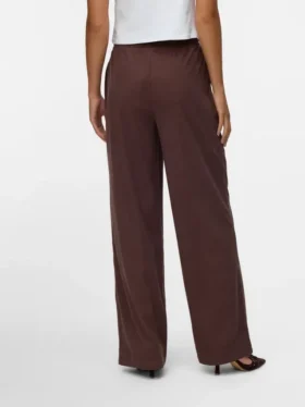 Vmvilja fluwelen broek met hoge taille