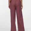 Vmvilja fluwelen broek met hoge taille