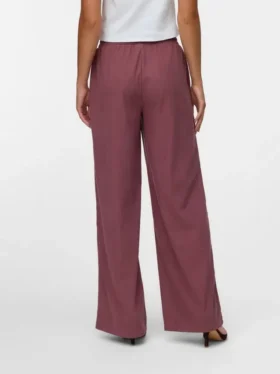 Vmvilja fluwelen broek met hoge taille
