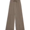 Vmvilja fluwelen broek met hoge taille