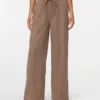 Vmvilja fluwelen broek met hoge taille