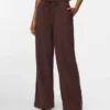 Vmvilja fluwelen broek met hoge taille