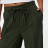 Vmvilja fluwelen broek met hoge taille