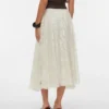 Vmviola lange rok met hoge taille