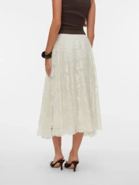 Vmviola lange rok met hoge taille