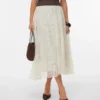 Vmviola lange rok met hoge taille