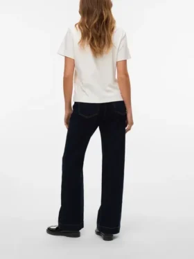 Vmvivianne jeans met hoge taille en uitlopende pijpen