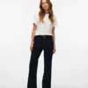 Vmvivianne jeans met hoge taille en uitlopende pijpen