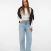 Vmwien jeans met middelhoge taille en wijde pijpen