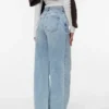 Vmwien jeans met middelhoge taille en wijde pijpen